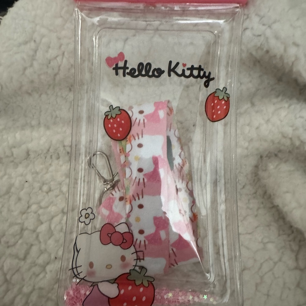 Hello Kitty Pink Keychain Set